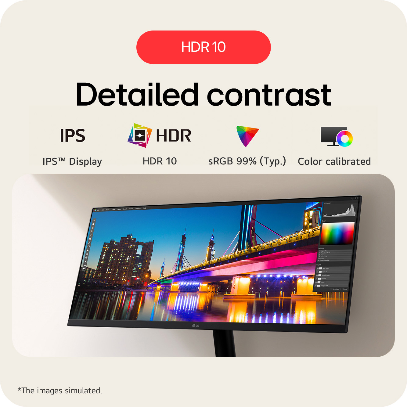 LG 29 IPS MONITOR 29U511A-B - Image 4