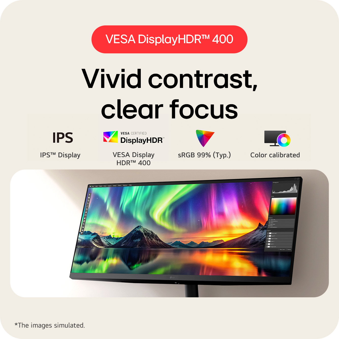 LG 34 IPS MONITOR 34U511A-B - Image 3