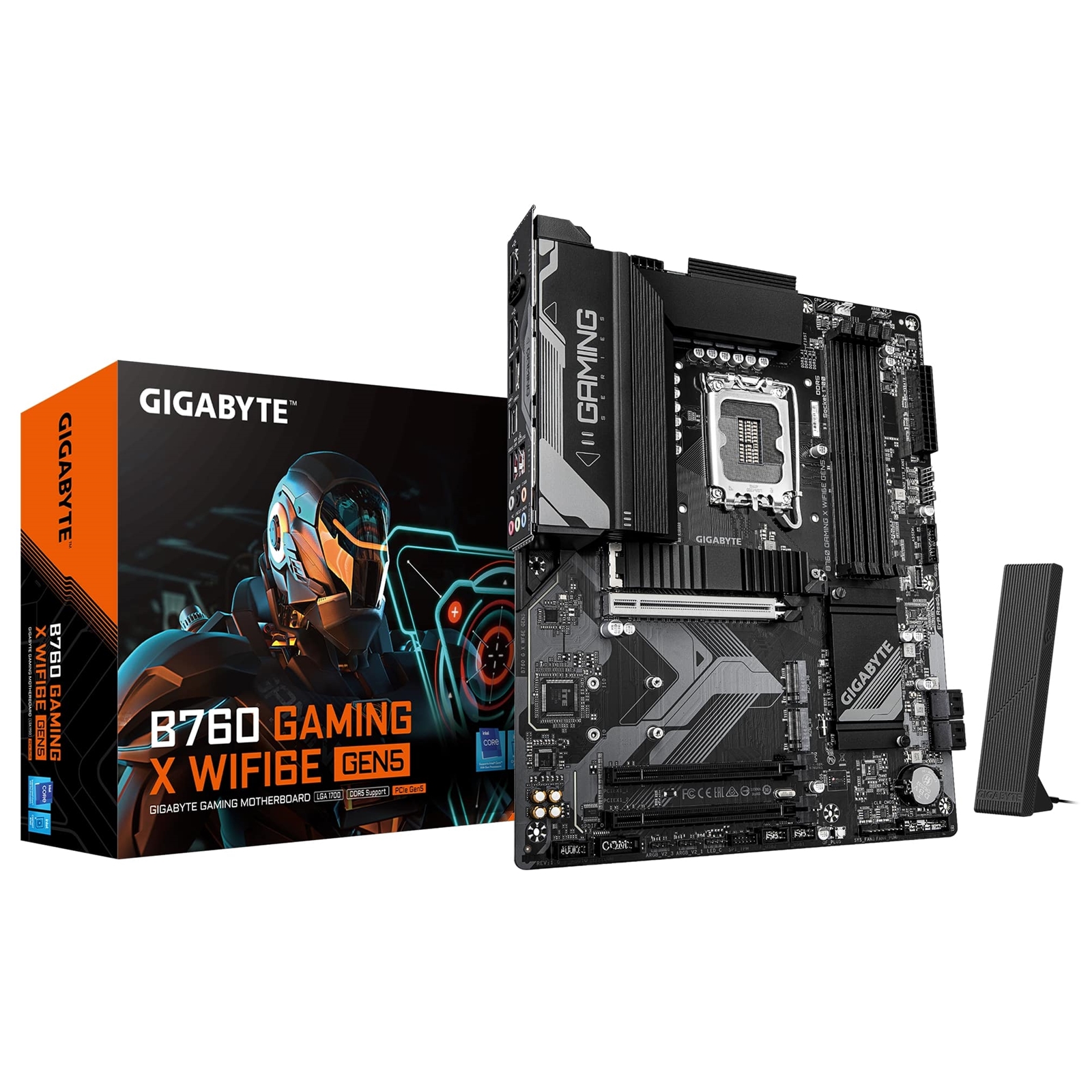 Gigabyte B760 GAMING X WIFI6E GEN5 Socket Motherboard, ATX, 4x DDR5 Slots, 3x M.2 Socket, 2.5GbE LAN, Wi-Fi 6E, 1x HDMI Port / 1x Display Port - Image 3