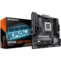 Gigabyte B850M Eagle WIFI6E AMD AM5 Socket Motherboard, Micro ATX, 4x DDR5 Slots, 2x M.2 Sockets, Fitted I/O Shield, 2.5GbE LAN, Wi-Fi 6E, 2x DisplayPort / 1x HDMI Port