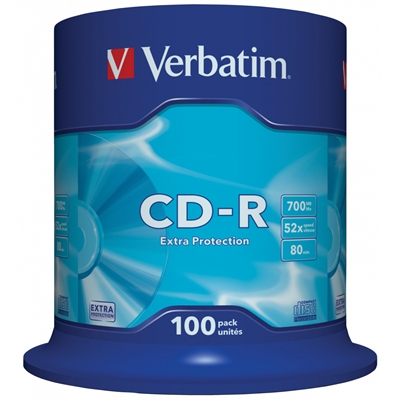 Verbatim (43411) CD-R 52X 700MB 100 Pack Spindle Datalife Plus - Image 2