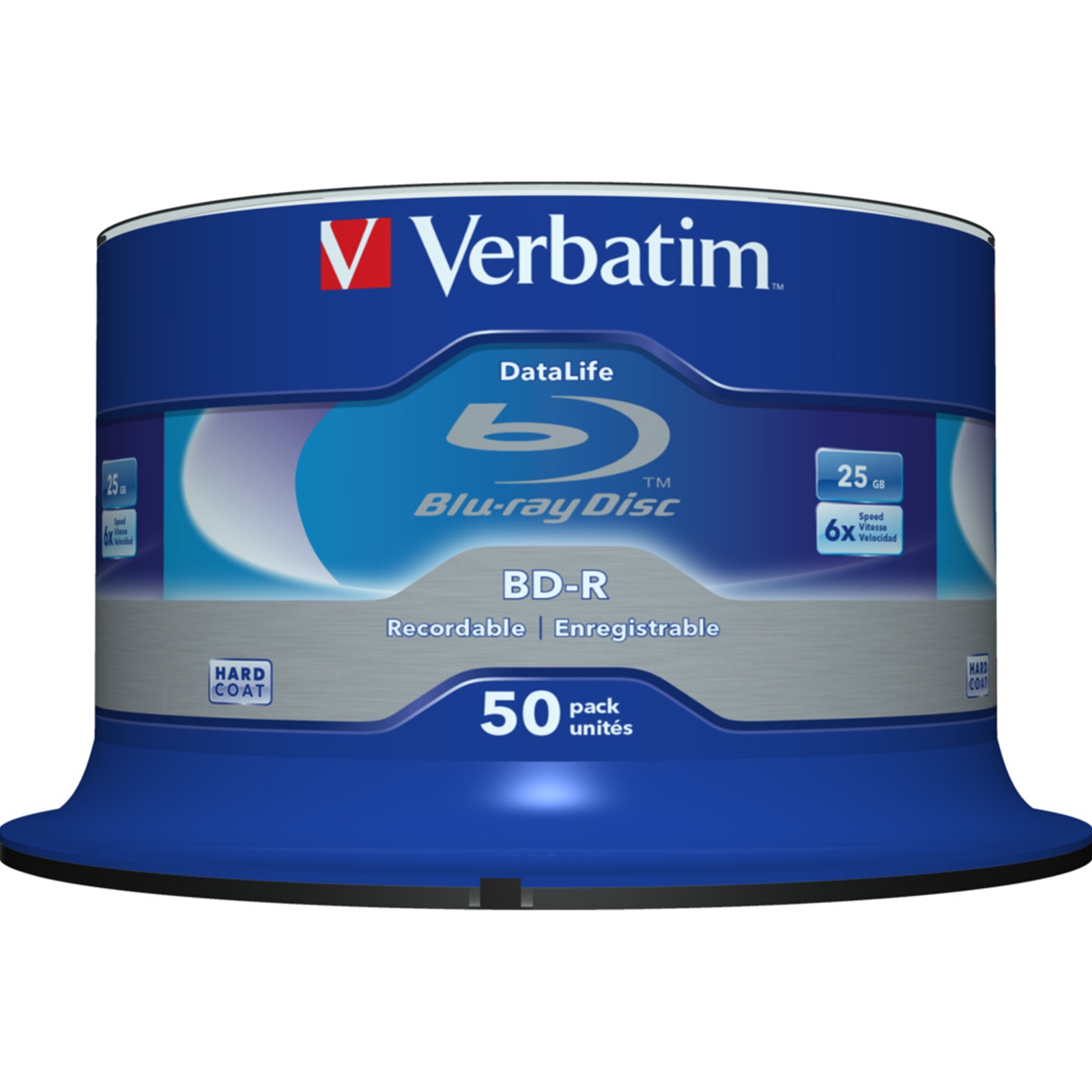 Verbatim (43838) BD-R SL Datalife 25GB 6X 50 Pack Spindle No ID - Image 3