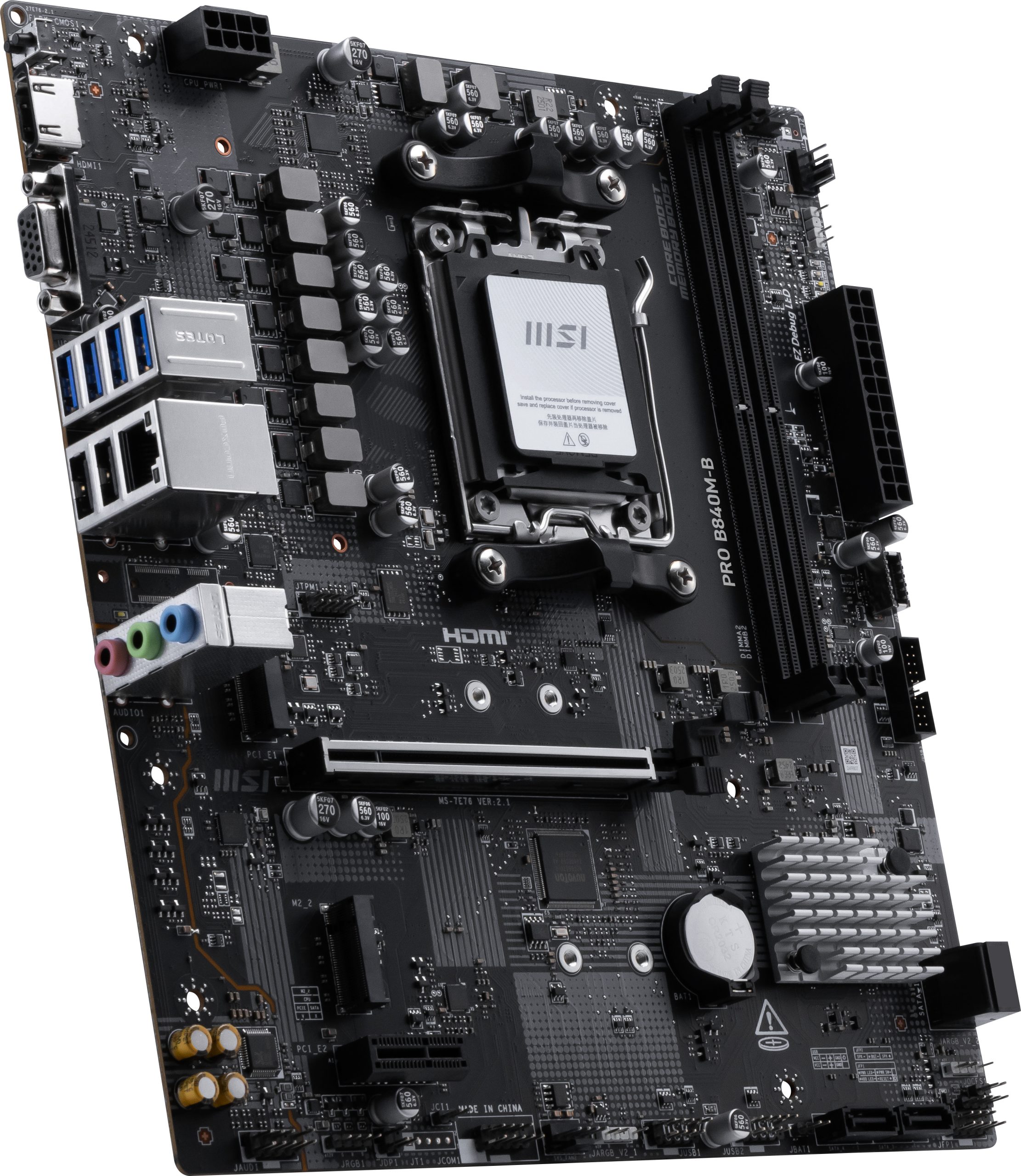 MSI AM5 PRO B840M-B M-ATX - Image 5