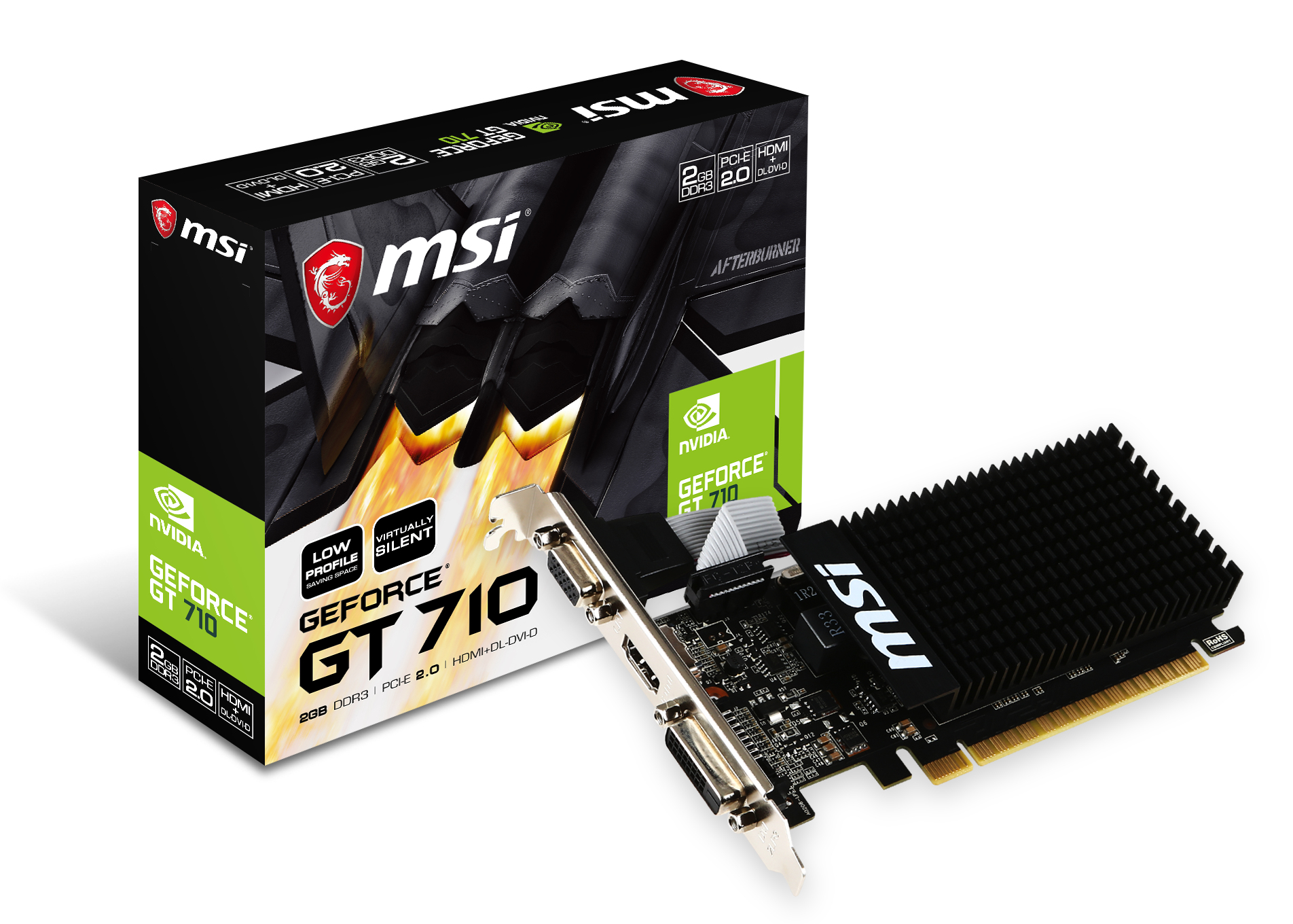 MSI GT 710 2GB 2GD3H LP W/LP - Image 2