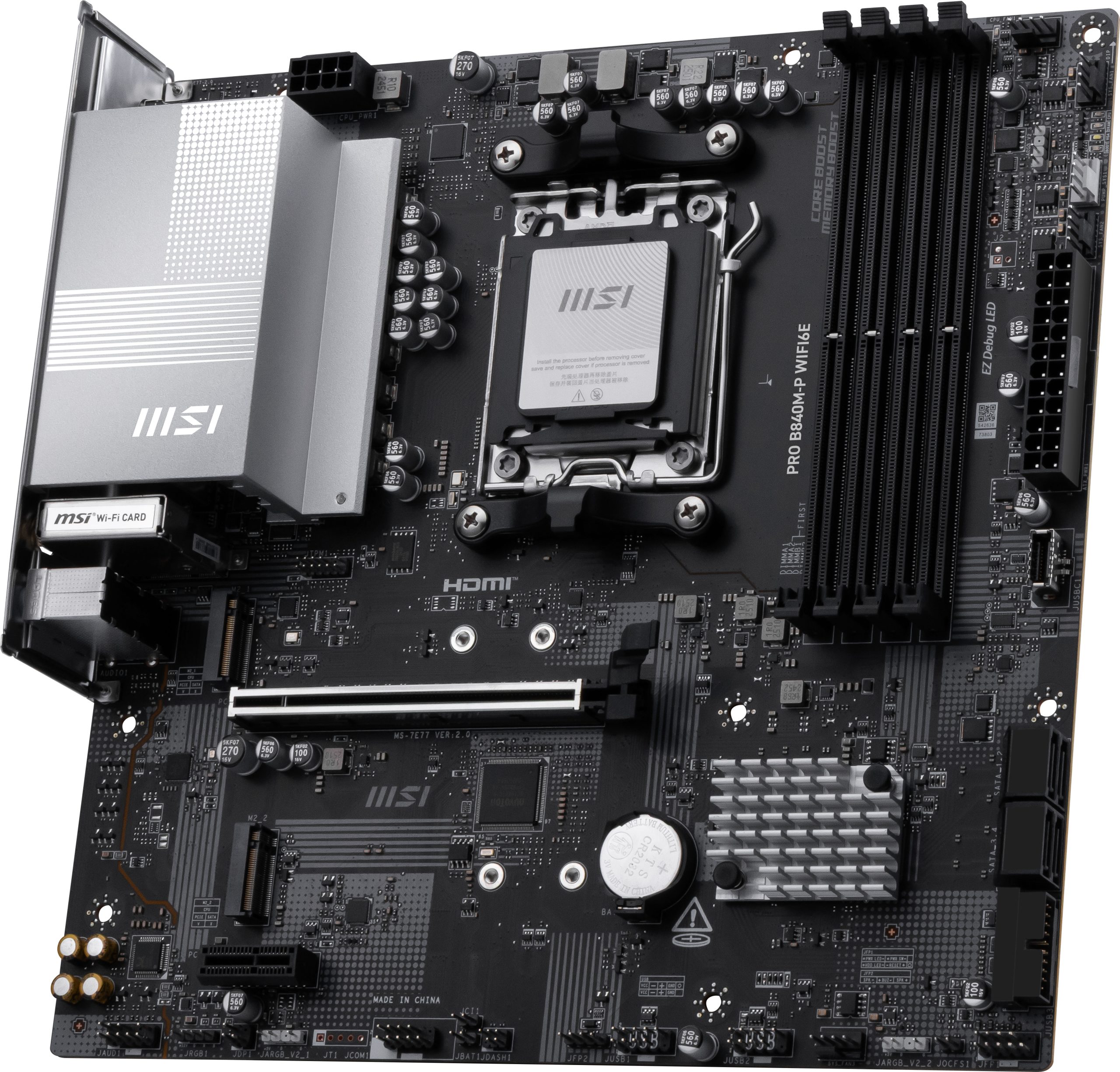 MSI PRO B840M-P WIFI6E M-ATX - Image 3