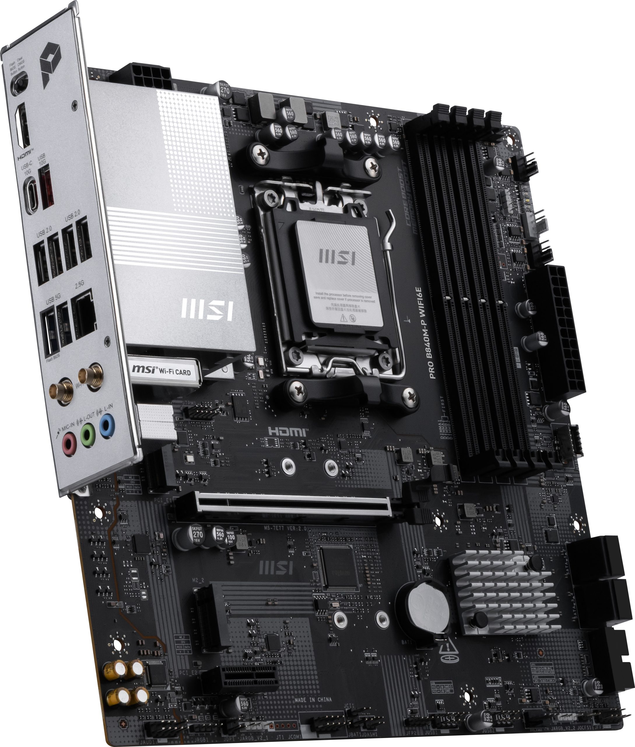 MSI PRO B840M-P WIFI6E M-ATX - Image 4