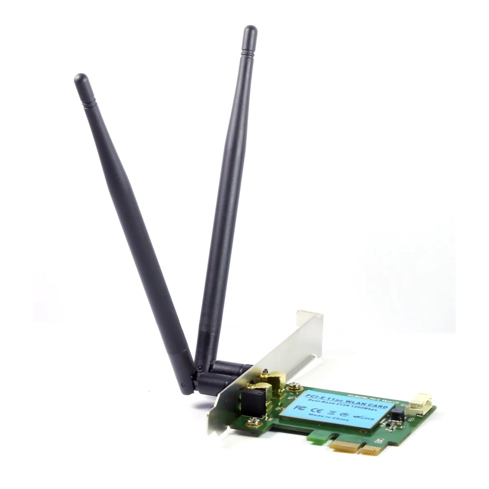 1200Mbps AC1200 PCI Express Wireless Adapter with Additional Low Profile Bracket (Bulk Packaged/Poly Bag) - Image 3