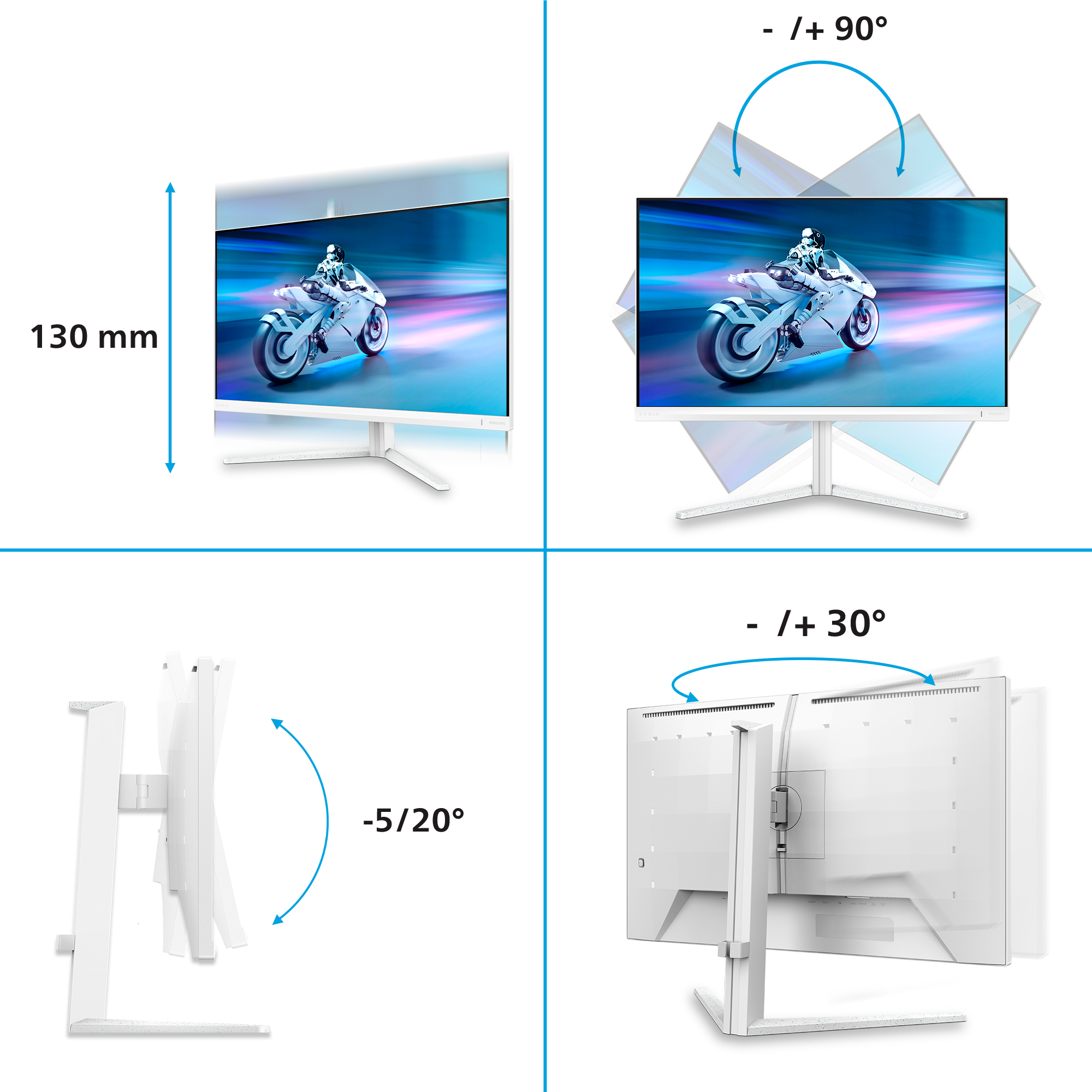 PHILIPS 26.5 QD OLED MON 27M2N6501L/00 - Image 3
