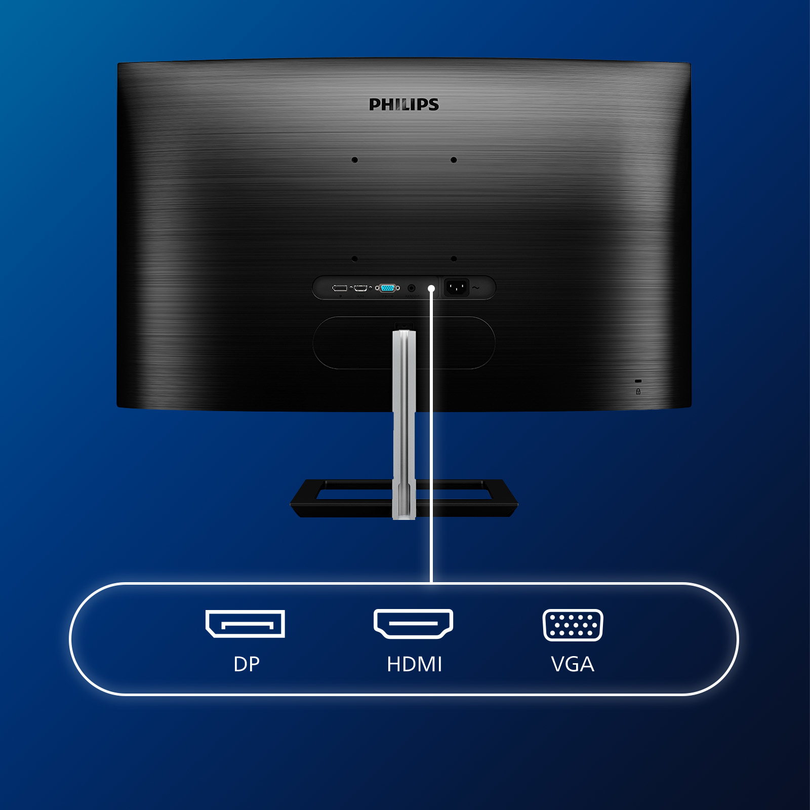 PHILIPS 31.5 VA MONITOR CURVED 322E1C/00 - Image 3