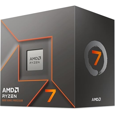 AMD Ryzen 7 8700F AM5 Processor,8 Core, 16 Threads, 4.1GHz up to 5GHz Boost, 16MB Cache, 65W,AMD Wraith Stealth Cooler - Image 2