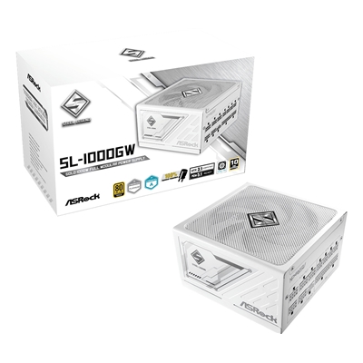 ASRock Steel Legend SL-1000G 1000W ATX Power Supply Unit, 80 Plus Gold Certified, 120mm Silent Cooling Fan, High Efficiency PSU - Image 2