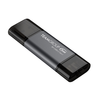 Team TX1364GC01 2 in 1 Dual OTG 64GB Flash Drive, X1 USB 3.2 Gen1, Type C & A, Plug and Play - Image 2