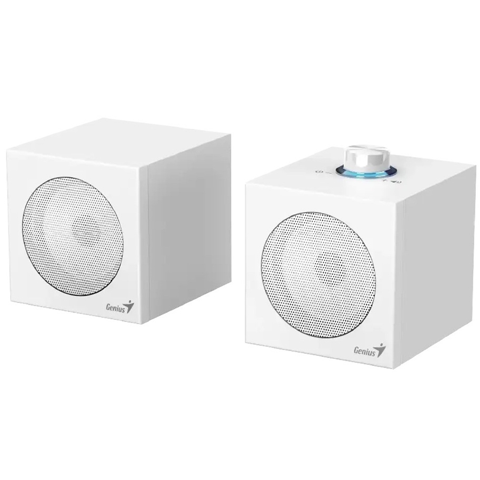 Genius SP-HF300U, 4W, USB Audio Speakers/ USB-A & USB-C - White - Image 3