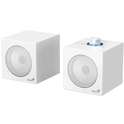 Genius SP-HF300U, 4W, USB Audio Speakers/ USB-A & USB-C - White - Image 2