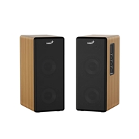Genius SP-HF1220BT 45W RMS, Bluetooth 2-Way Wood Speakers, Bluetooth, 3.5mm