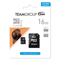 Team 16GB Micro SDHC Class 10 UHS-I Flash Card with Adapter - Image 4