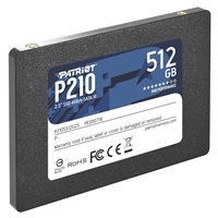 Patriot P210 (P210S512G25) 512GB 2.5 Inch SSD, Sata 3 Interface, Read 520MB/s, Write 430MB/s, 3 Year Warranty - Image 4