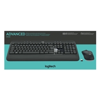 Logitech MK540 Advanced Wireless Keyboard and Mouse Combo for Windows, 2.4 GHz Unifying USB-Receiver, Multimedia Hotkeys, 3-Year Battery Life, for PC, Laptop, QWERTY UK Layout, Black - Image 4