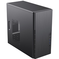 CiT Course Case, Home & Business, Black, Micro Tower, 2 x USB 3.0 / 1 x USB 2.0, Brushed Aluminium Finish for a Refined and Tidy Look, Micro ATX, Mini-ITX - Image 6