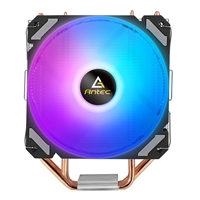 Antec A400i Fan CPU Cooler, Universal Socket, 120mm Neon Light Effect Silent RGB PWM Fan, 1800RPM, 4 Direct-Touch Copper Heatpipes, Intel LGA 1700 Bracket Included - Image 5