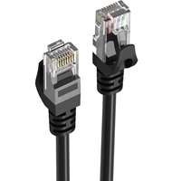 Prevo CAT6-BLK-1M Network Cable, RJ45 (M) to RJ45 (M), CAT6, 1m, Black, Oxygen Free Copper Core, Sturdy PVC Outer Sleeve & Clip Protector, Retail Box Packaging - Image 7