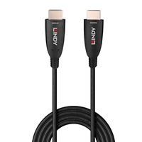 Lindy 38510 10m HDMI (M) 2.1 Anthra Line 7680x4320@60Hz / 3840x2160@120Hz Fibre Optic Hybrid Cable - Black - Image 4