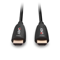 Lindy 38510 10m HDMI (M) 2.1 Anthra Line 7680x4320@60Hz / 3840x2160@120Hz Fibre Optic Hybrid Cable - Black - Image 6