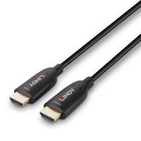 Lindy 38510 10m HDMI (M) 2.1 Anthra Line 7680x4320@60Hz / 3840x2160@120Hz Fibre Optic Hybrid Cable - Black - Image 7