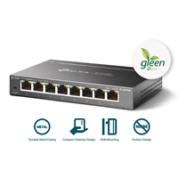 TP-Link TL-SG108E 8-Port Metal Gigabit Easy Smart Switch - Image 7