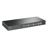 TP-Link TL-SL2428P 24-Port Metal 10/100Mbps + 4-Port Gigabit Smart Switch with 24-Port PoE+ (250W) - Image 4