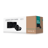 DeepCool LS520S Zero Dark All In One Liquid CPU Cooler, 240mm Radiator, 2 x 120mm Deepcool Fans, Intel/AMD - Image 8