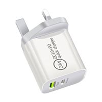 Prevo QC70 20W USB Type-C & USB Type-A Fast Charge Mains Charger with QC 3.0 for Laptops, Ultrabooks, Chromebooks, iPads, MacBooks, Smartphones, Tablets, Mobile Devices, Action Cameras, DSLRs - Image 5