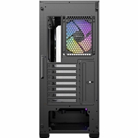 Antec Constellation C3 Mid Tower Gaming Case, 1 x USB Type-C / 1 x USB 3.0, Tempered Glass Front and Side Window Panel, Honeycomb Mesh for Smooth Airflow, 4 x Pre-Installed ARGB LED Fans, ATX, Micro-ATX, ITX Compatible - Image 4