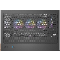 Antec CX800 Wood Mid Tower Gaming Case, 1 x USB Type-C / 1 x USB 3.0, Tempered Glass Front and Side Window Panel, Dual Chamber Design, 4 x Pre-Installed ARGB LED Fans, ATX, Micro-ATX, ITX Compatible - Image 8