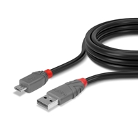 Lindy 36731 0.5m USB 2.0 Type A to Micro-B Cable, Anthra Line - Image 7