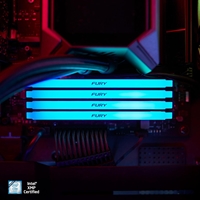Kingston FURY Beast KF432C16BB2AK2/32 32GB (2x 16GB) DIMM System Memory, 3200MHz, DDR4, CL16, Black, RGB, Intel XMP - Image 6