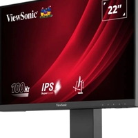 Viewsonic VG Series VG2208A LED Monitor 22 Inch With USB Hub, 1920 x 1080, Full HD Black, 100Hz, 5ms, HDMI, DisplayPort, Height-Adjustable - Image 4