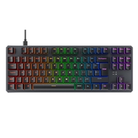 Tecware Phantom+ 80% TKL RGB Mechanical Gaming Keyboard with Wraith Brown Switches Black - Image 8