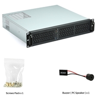 Codegen 2U400 Rackmount Server Case, 1 x USB 3.0 / 1 x USB 2.0, 380 MM Deep, 3 x 80 mm PWM Hydraulic Bearing, Micro ATX, Mini ITX Compatible - Image 8