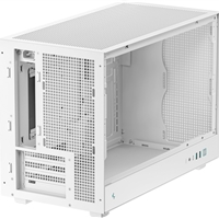 DeepCool CH260 White Micro-ATX Case, High-Airflow Compact PC Case with Tempered Glass Panel, USB-C Port, Supports 360mm Radiator, ATX PSU, Black - Image 4