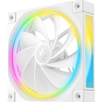 DeepCool FL12 120mm PWM 3 Pack Reverse White Fan - High Performance, Low Noise, Fluid Dynamic Bearing, 36 ARGB LEDs, 500-2150 RPM, 55 CFM Airflow, 4-Pin PWM Control - Image 4