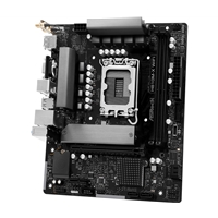 ASRock H810M-X WIFI Intel 1851 Socket Motherboard, Micro-ATX, 2x DDR5 DIMM Slots, 1x M.2 Socket, 2.5GbE LAN, Wi-Fi 5, 1x HDMI Port / 1x DisplayPort - Image 6