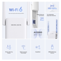 Mercusys ME80X AX3000 Wi-Fi Range Extender - Image 5