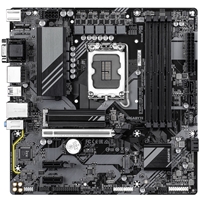 Gigabyte B760M DS3H GEN5 Intel Socket 1700 Motherboard, Micro ATX, 4x DDR5 Slots, 2x M.2 Sockets, 2.5GbE LAN, 1x D-Sub / 1x DisplayPort / 1x HDMI Port - Image 4