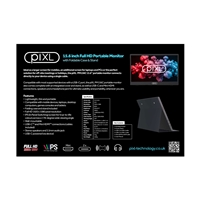 piXL PM156C 15.6 Inch 60Hz Full HD IPS Widescreen Portable Monitor with USB-C, Mini HDMI & Speakers with Foldable Case & Stand - Image 8