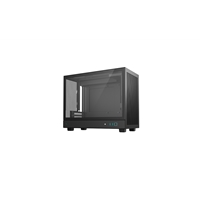 DeepCool CH160 PLUS Micro-ATX Mini Tower PC Case, Tempered Glass, High-Airflow Mesh Design, USB-C & USB 3.0 Front I/O, Supports ATX PSU & 305mm GPU, Black - Image 5