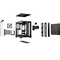 be quiet! BGW85 Light Base 500 LX Mid Tower Gaming Case, 1 x USB Type-C / 2 x USB 3.2, Tempered Glass Front and Side Window Panel, Dual Chamber Layout, 4 x Pre-Installed ARGB Light Wings LX Fans, ATX, Micro-ATX, Mini-ITX Compatible - Image 7