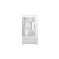 DeepCool CG380 3F Micro-ATX Gaming Case White Panoramic Tempered Glass Side Panel, Mesh Airflow Front, 3 Pre-Installed ARGB Fans, USB-C & USB-A Front I/O, Spacious SFF/mATX/ITX Build Support - Image 5