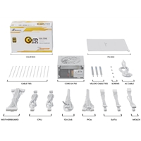Seasonic CORE GX ATX 3.1 (SRP-CGX751-A5A32SF-W) 750W PSU, 120mm Fan, 80 PLUS Gold, Fully Modular, Individual White Cables with Braided Pattern, 7 Years Warranty - WHITE - Image 4