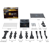 Seasonic CORE GX V4 850W 80 PLUS Gold ATX 3.1 Modular PSU with 120mm FDB Fan, Braided Cables & 7 Year Warranty, Black - Image 4